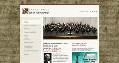 Desktop Screenshot of grsymphonicband.org